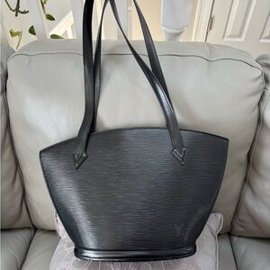 Black Designer Tote Bag